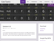 Tablet Screenshot of calctastic.com